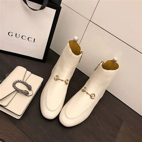 gucci lillian horsebit boots|gucci jordaan leather ankle boots.